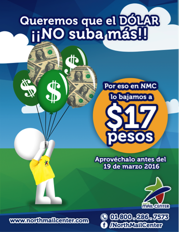 PROMOCIÓN “QUE EL DÓLAR, ¡NO SUBA MÁS!”